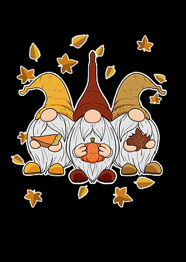 Gnomes I Thanksgiving Fall