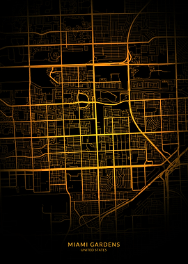 Miami Gardens City Map Gol