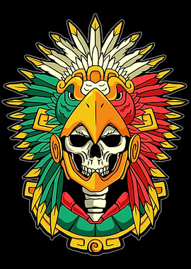 Aztec Eagle Warrior Mayan