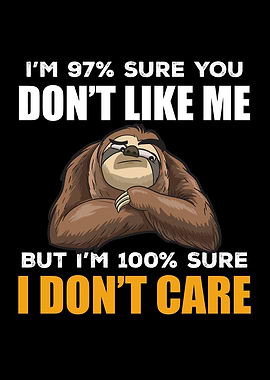 Funny Humorous Sloth Gift