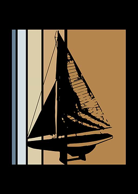 Vintage Sailboat Boat Ship