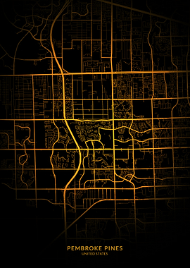 Pembroke Pines City Map