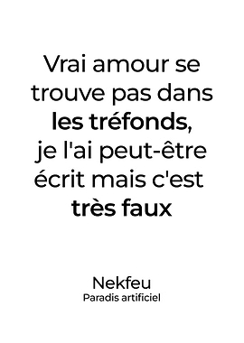 Nekfeu Poster