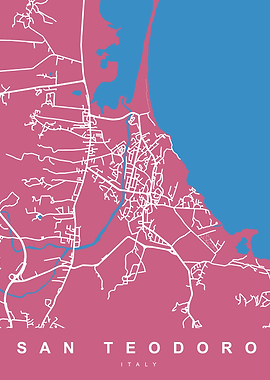 SAN TEODORO Map ITALY