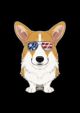 Welsh Corgi USA Sunglasses