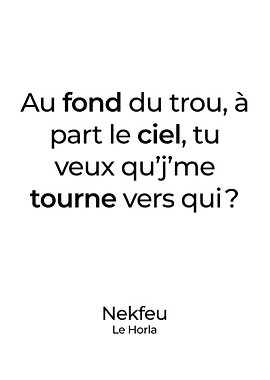 Nekfeu Poster