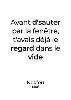 Nekfeu Poster