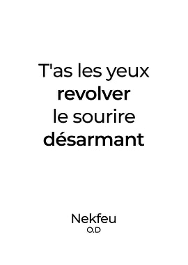 Nekfeu Poster