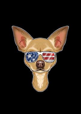 Chihuahua USA Sunglasses