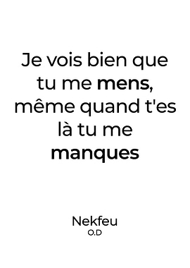 Nekfeu Poster