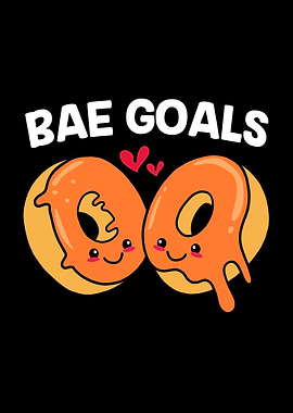 Bae Goals Bagel Couple