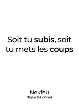 Nekfeu Poster
