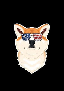 Akita Inu USA Sunglasses