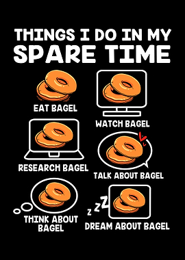Funny Bagel Lover