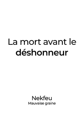 Nekfeu Poster