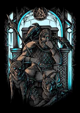 Valhalla Odin Norse Viking