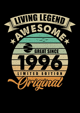 Vintaga 1996 Birthday