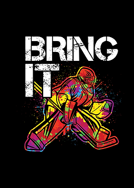 Ice Hockey Player Goalie