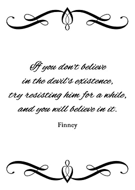 Existence of the Devil