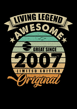 Vintaga 2007 Birthday