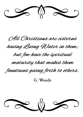 Cisterns of Living Water