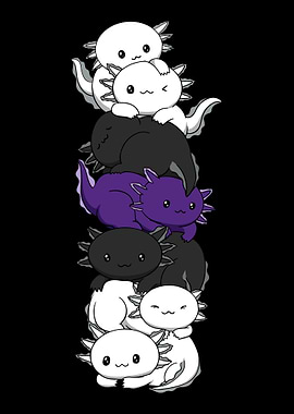 Demisexual Flag Axolotl