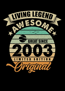 Vintaga 2003 Birthday