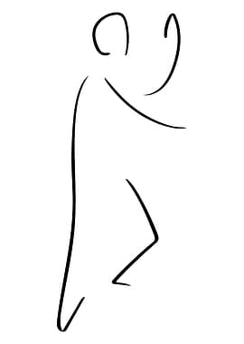 Qi Gong Line Art Minimal