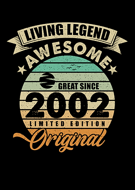 Vintaga 2002 Birthday