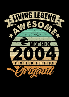 Vintaga 2004 Birthday