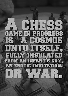 A chess game in progress