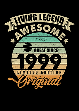 Vintaga 1999 Birthday