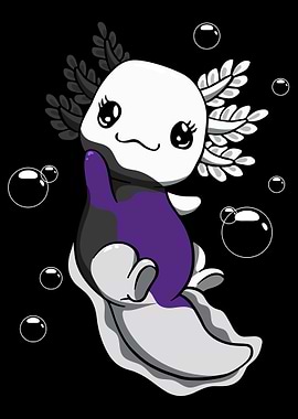 Demisexual Flag Axolotl