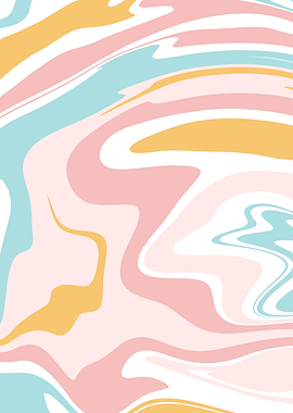 Retro Liquid Swirl Glam 1