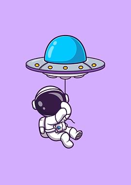 astronaut floating