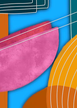 Abstract line and shape