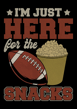 American Football Popcorn