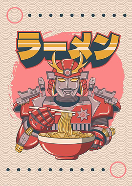 Cyborg Robot Ramen Noodles