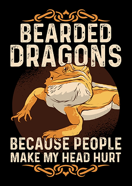 Funny Bearded Dragon