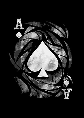 Ace of spades grunge