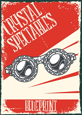 Steampunk crystal glasses