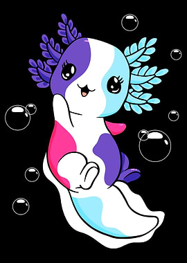 Multisexual Flag Axolotl