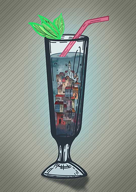 Magical city cocktail