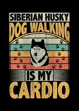 Siberian Husky Dog Walking
