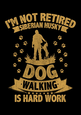 Siberian Husky Dog Walking