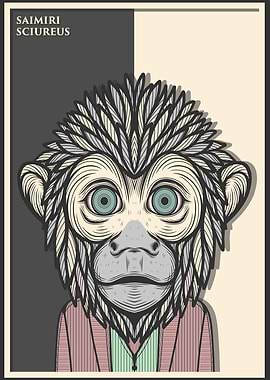 Common Squirrel Monkey