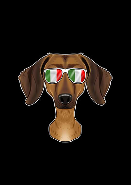 Dachshund Italy Sunglasses