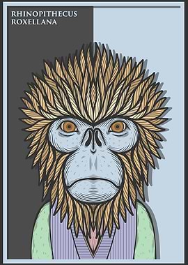 Golden Snub Nosed Monkey