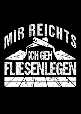 Fliesenleger Spruch