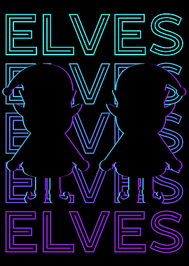 Elves Elf Retro